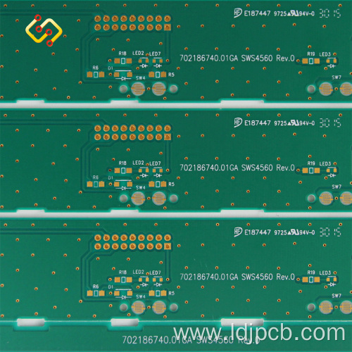 Welding Control Board PCB Security System Rigid Circuit